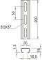 OBO AML3518P0200FT Profilschiene gelocht 