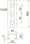 OBO MS5030P0800FT Profilschiene gelocht 
