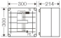 HENS Mi 6204,1x3pol. Adapter f.  Mi 6204 