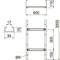 OBO SLCS 1160 3 FT Kabelleiter Sprosse 