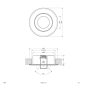 EVN Halogen-NV-Einbauleuchte plan 606014 