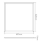 Nobile LED Panel Q2 alu 40W   1570401140 