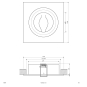 EVN Alu-Massiv-Deckeneinbaul.     609014 