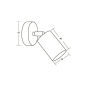 Brumberg LED-Wandanbauleuchte   65351100 