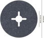 Bosch Fiberschleifscheibe     2608606731 