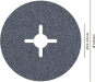 Bosch Fiberschleifscheibe     2608606733 