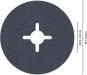 Bosch Fiberschleifscheibe     2608606729 