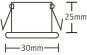 Rutec Einbaustrahler Lichtpunkt   R55996 