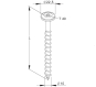 Niedax Holzschraube    NHS10X100/TK-T40V 