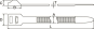 Hellermann RT250M-PA66UV-BK(25) Kabel- 