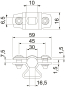 OBO ASL 733 30 A2 Abstandschelle 