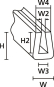 Hellermann SM1-PVC-BK 75m Kantenschutz 