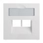 Legrand 765159 SEANO Abdeckung 2x RJ45 f 