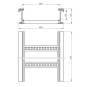 Unex isolierende Kabelleiter    67420-04 