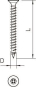 OBO 4759 4.0x35 Sprint-Schraube Senkkopf 