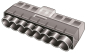 Hellermann HCPM-8-PC-BK/CL Verbindungs- 