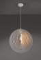 TRIO Pendelleuchte Holz grau   305900130 