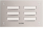 ELCOM Klingelplatte ,V2A    KVM-6/2 ESTA 