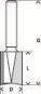 Bosch Nutfräser 8mm D1 7mm    2608628380 