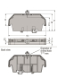 WAGO 709-167 Abdeckprofilträger,Typ 