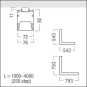 Zumtobel SLN2-C CL MSC L545 BK  22903591 