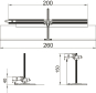 OBO OKA-G20040150FBL Abzweig links 