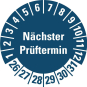 HEIN 185778 Prüfplakette NP 