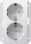 GIRA 273527 SCHUKO-Doppelsteckdose SH 
