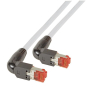 EFB Patchkabel 2xRJ45 90°     K4137GR.10 