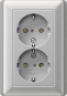 GIRA 078326 SCHUKO-Doppelsteckdose SH+ 