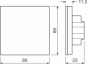 LEDV LC RF TOUCH PANEL TW 220-240 