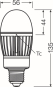 OSR HQL LED 14,5W/840 E27 2000lm IP65 