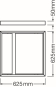 Ledvance PANEL 625 SURFACE MOUNT KIT H50 