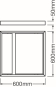 Ledvance PANEL 600 SURFACE MOUNT KIT H50 