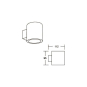 Brumberg Wand-Anbaumodul rund,  45207550 