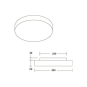 BRUM Deckenleuchte mit Schirm   58211000 