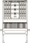 Hager Wandler-u.Messschrank    ZAW102WY8 