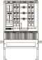 Hager Wandler-u.Messschrank    ZAW102CA6 