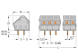 WAGO 236-406 Leiterplattenklemme,2,5 