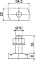 OBO MS41HB M10x30 A4 Hammerkopfschraube 