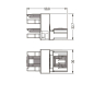 WAGO 770-636 h-Verteiler,3-polig,Kod. 
