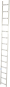 Krause Dachleiter Alu 14 Sprossen 804334 
