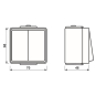 JG APWG WG 600 Wippschalter         605W 