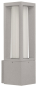 ALBE Wandleuchte Alu silber 1xTC- 690213 