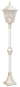 ALBERT Mastleuchte weiss-gold     674136 
