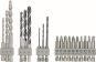 Bosch Uneo Mixed Set, 19tlg   2609256989 
