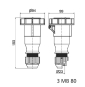 Bals Kupplung 32A 4p           31186-TLQ 