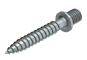 OBO 985 M6 35 Schraubdübel M6x35mm St G 