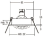 BRUM NV-Einbaustrahler mattalu   0065.25 