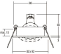BRUM Tecno-Design Einbauleuchte  0066.00 